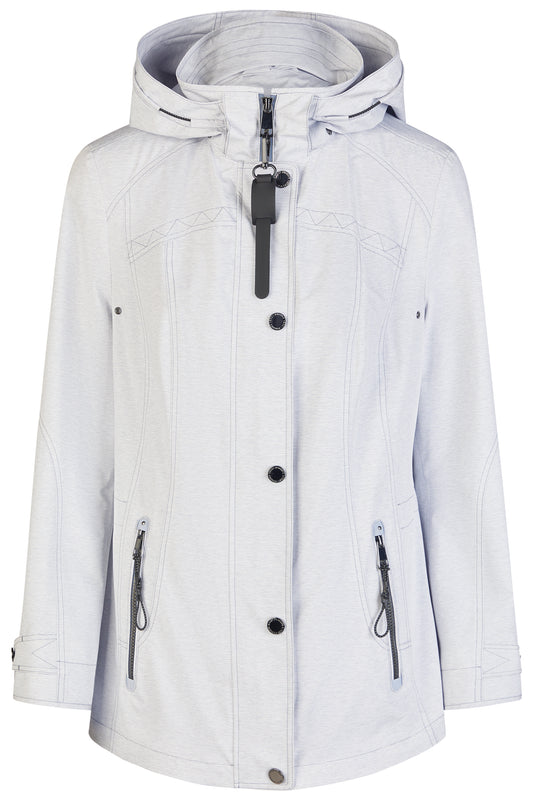 Barbara Lebek Hooded Jacket Denim 50350062-503