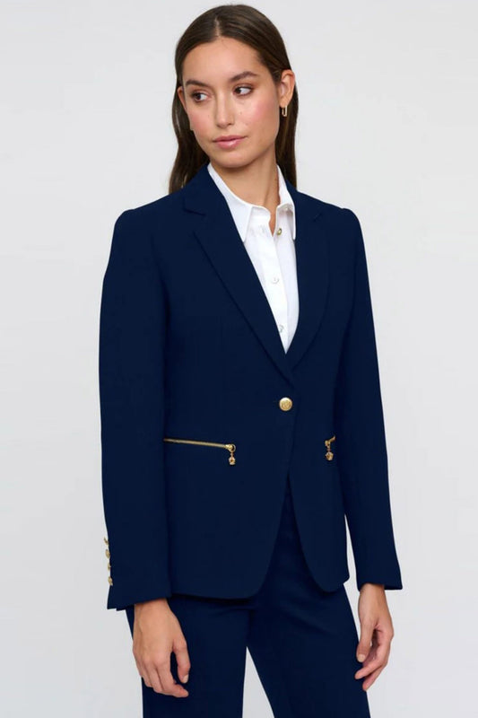Bariloche Tailored Blazer Navy Tudela