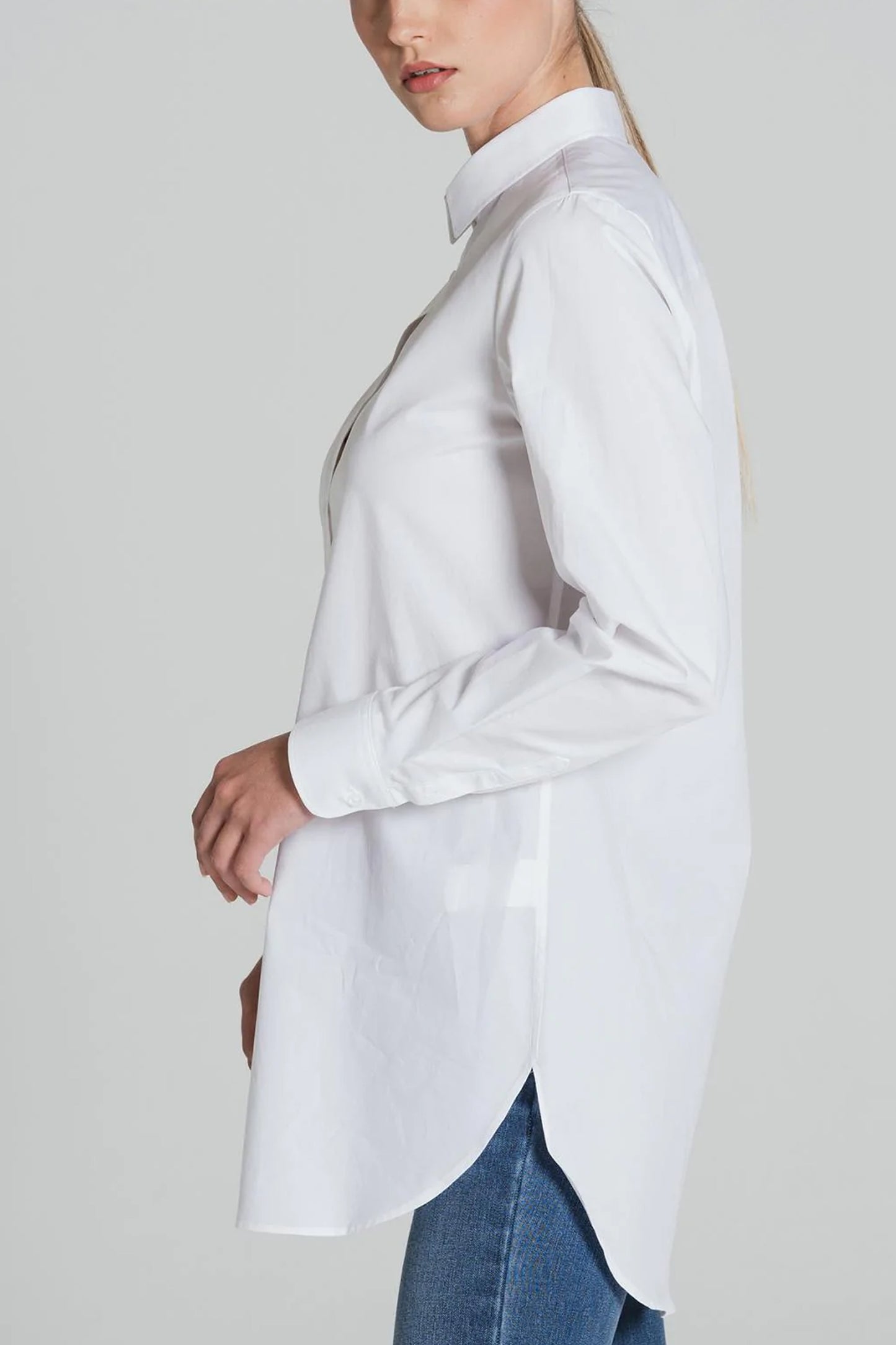 Bariloche Oversized Shirt White Verger