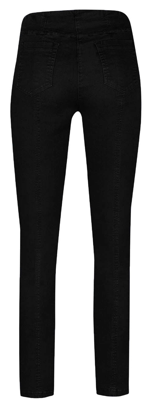 Robell Bella Straight Fit Pocket Jeans Black 52560-5448-90 31" Leg