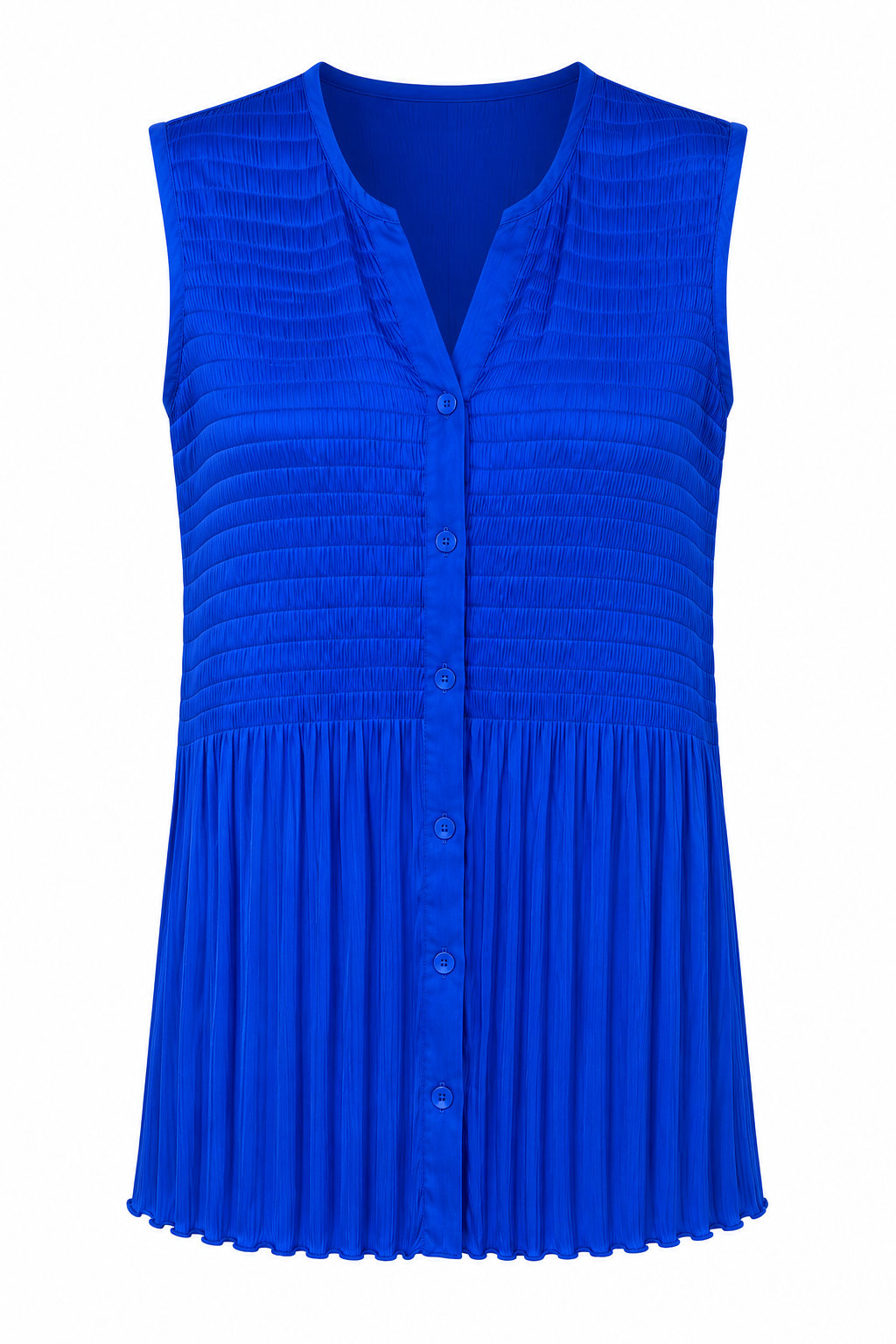 Tinta Pleat Detail Blouse Ink Xoana25