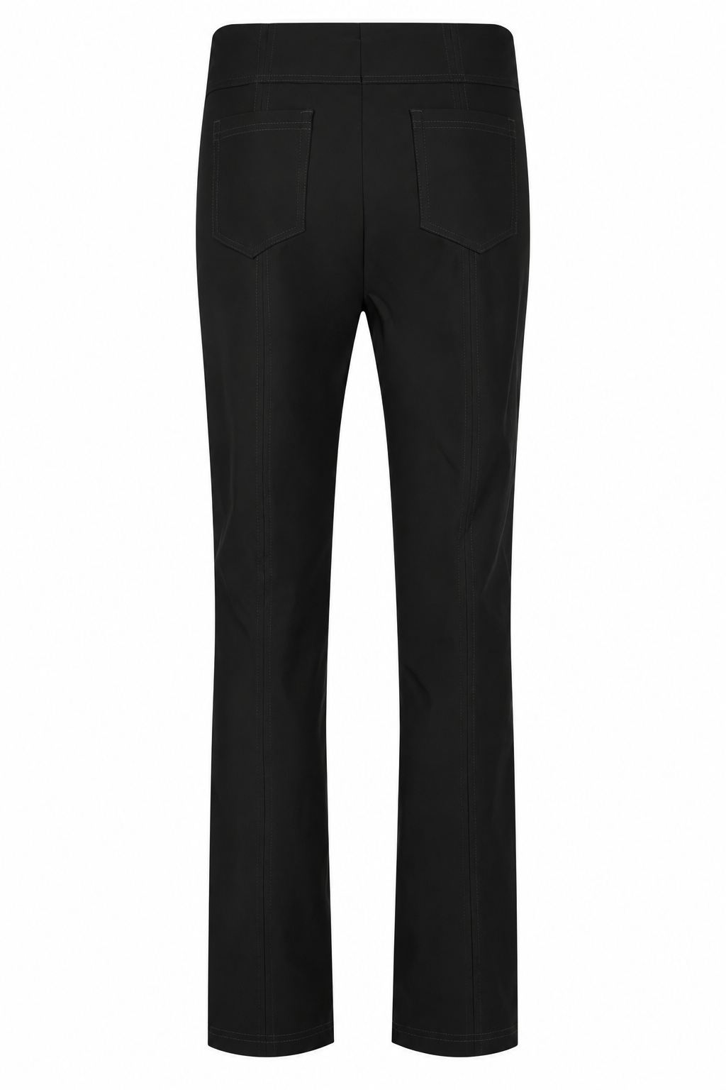 Robell Bella 09 Diamante Split Hem Trousers Black 52642-5499-90