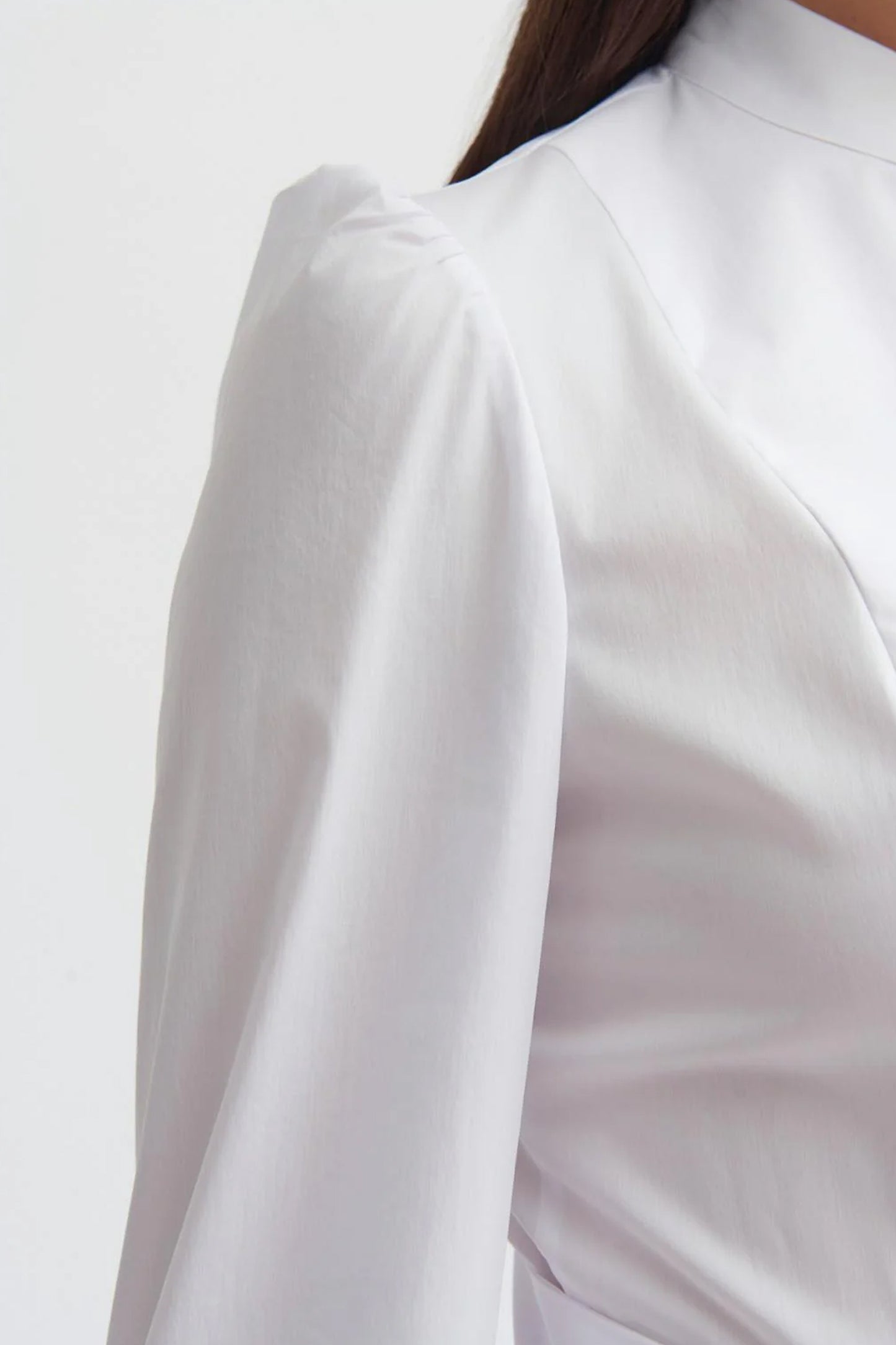 Bariloche Bow Tie Detail Shirt White Dinan