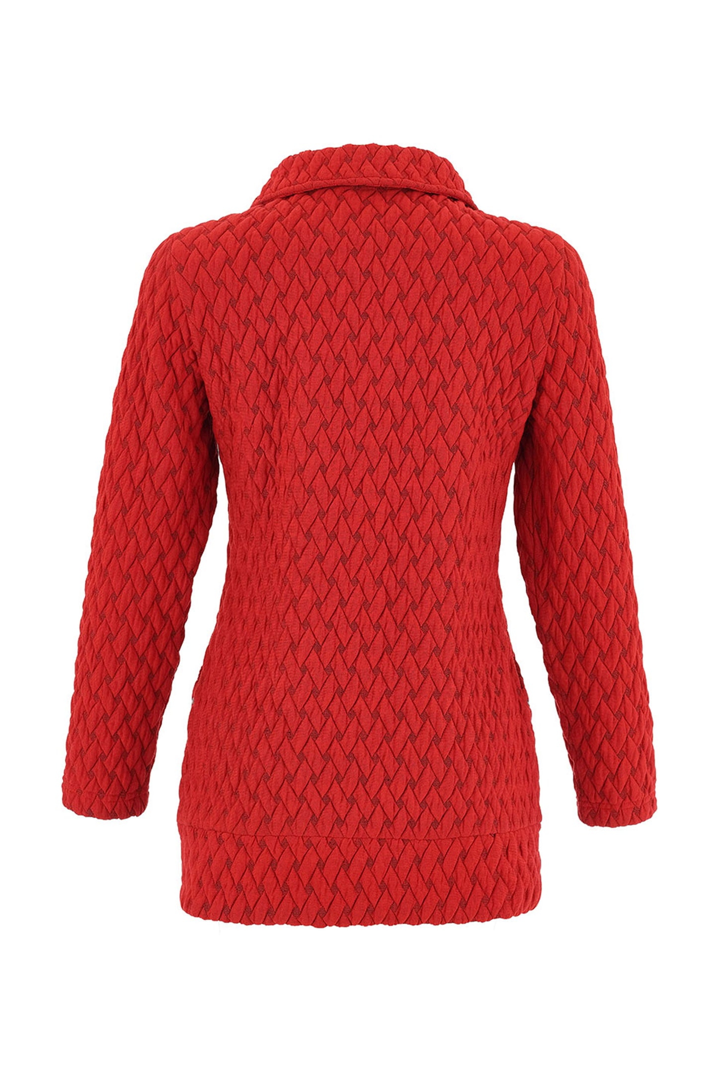 Dolcezza Embossed Detail Jacket Red 75183