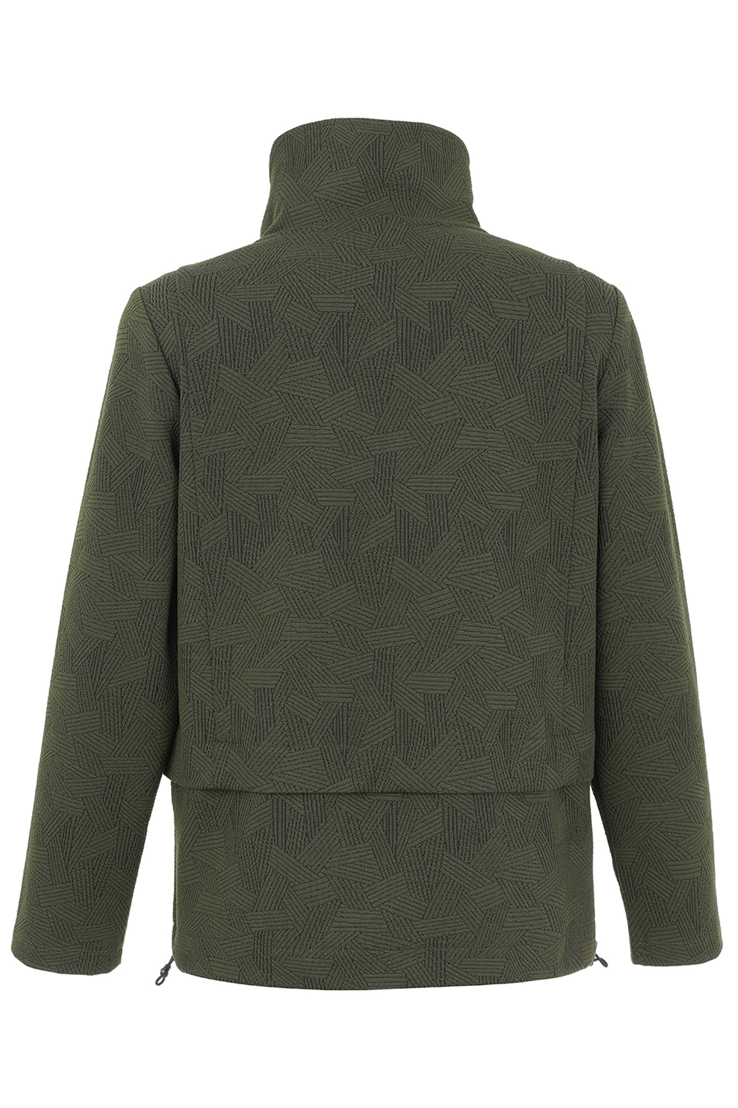 Dolcezza Urban Chic Zip Up Sweater Green 76155