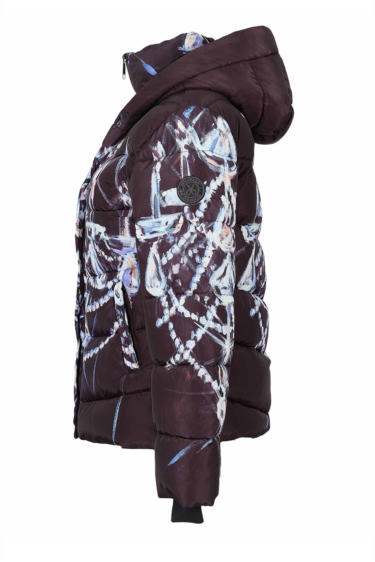 Dolcezza Printed Hooded Puffer Jacket 76832