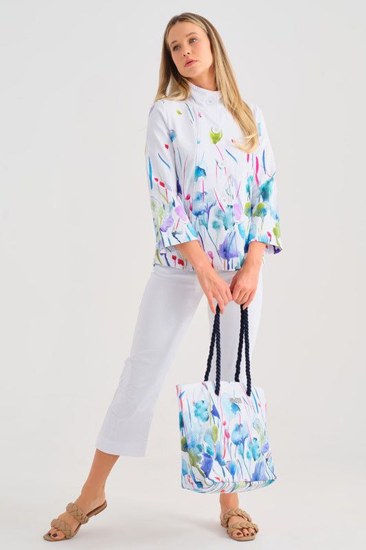 Dolcezza "Misty Blossom" By Majella LeBlanc Floral Jacket - Multi - 25789