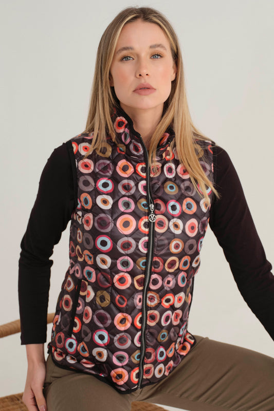 Dolcezza "Moving Target Pilot" by Jane Davies Lightweight Gilet Multi 74827