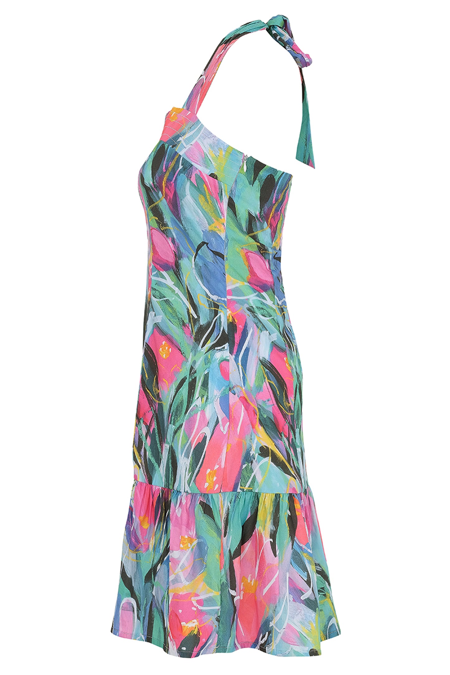 Dolcezza "Pure Joy 1" by Natasha Eveleigh Printed Dress Multi 25666