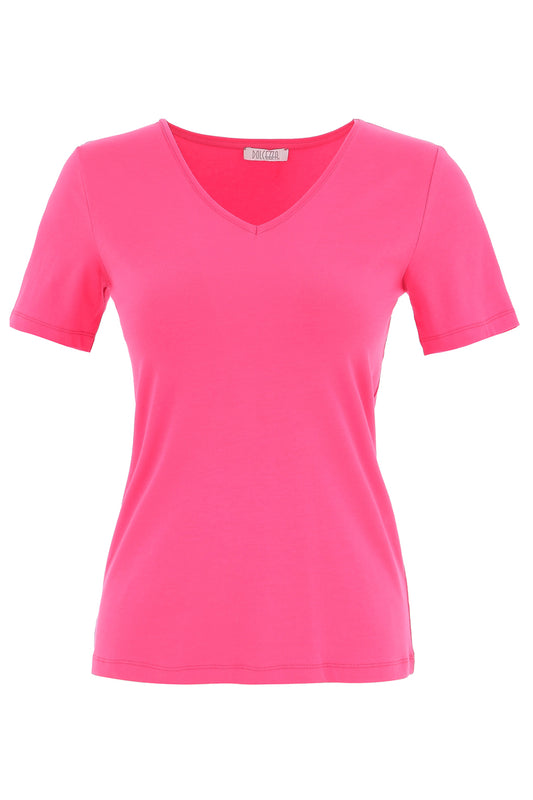 Dolcezza V-Neck Top Fuchsia 25501
