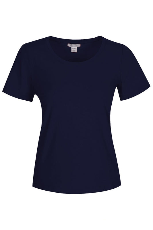 Dolcezza Round Neck Top Navy 26500