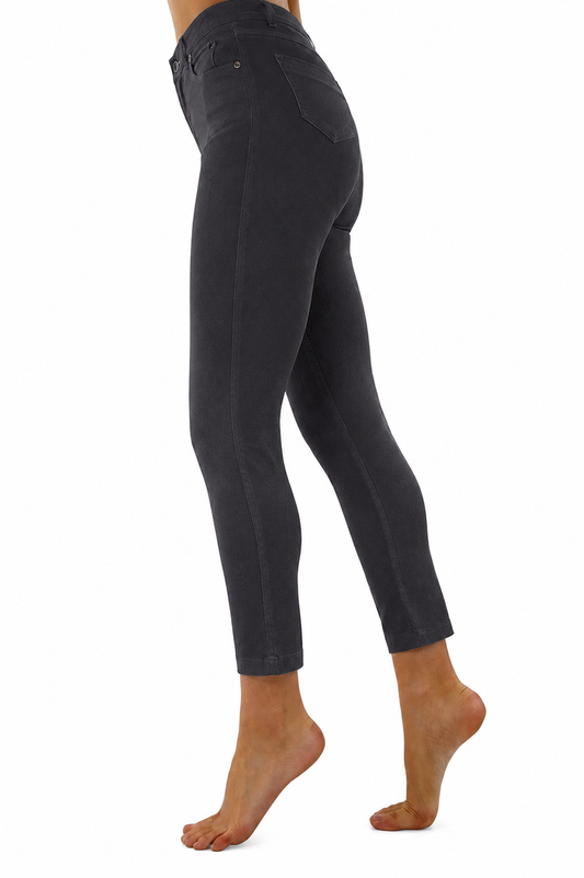 Marble 7/8th Ankle Grazer Jeans Charcoal 2400-105