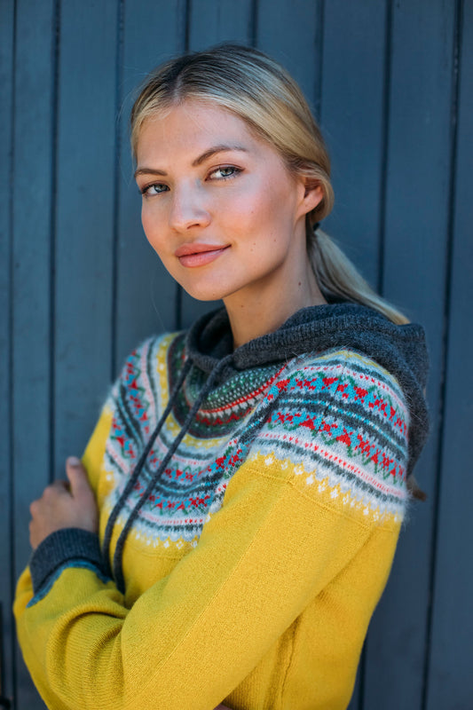 ERIBE Alpine Hooded Sweater Piccalilli P4255
