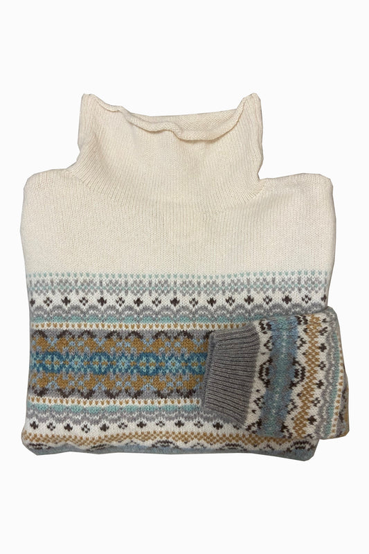 ERIBE Kinross High Neck Sweater Campion P4297