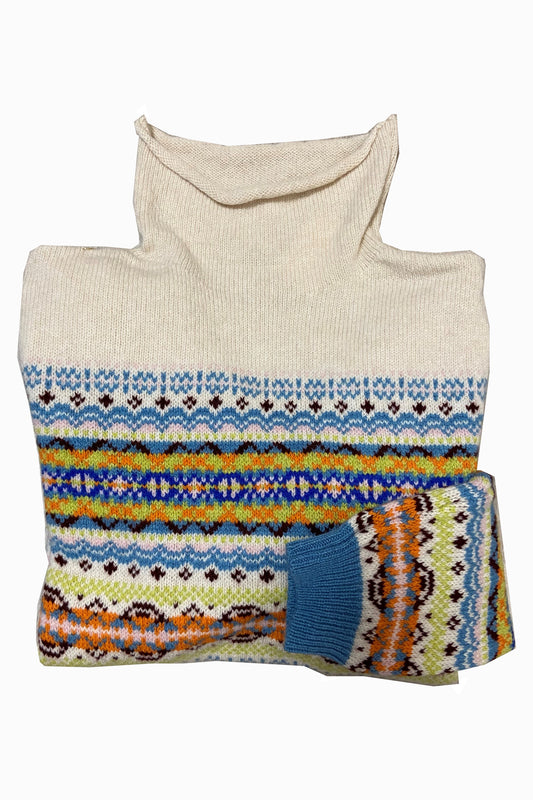 ERIBE Kinross High Neck Sweater Tulip P4297