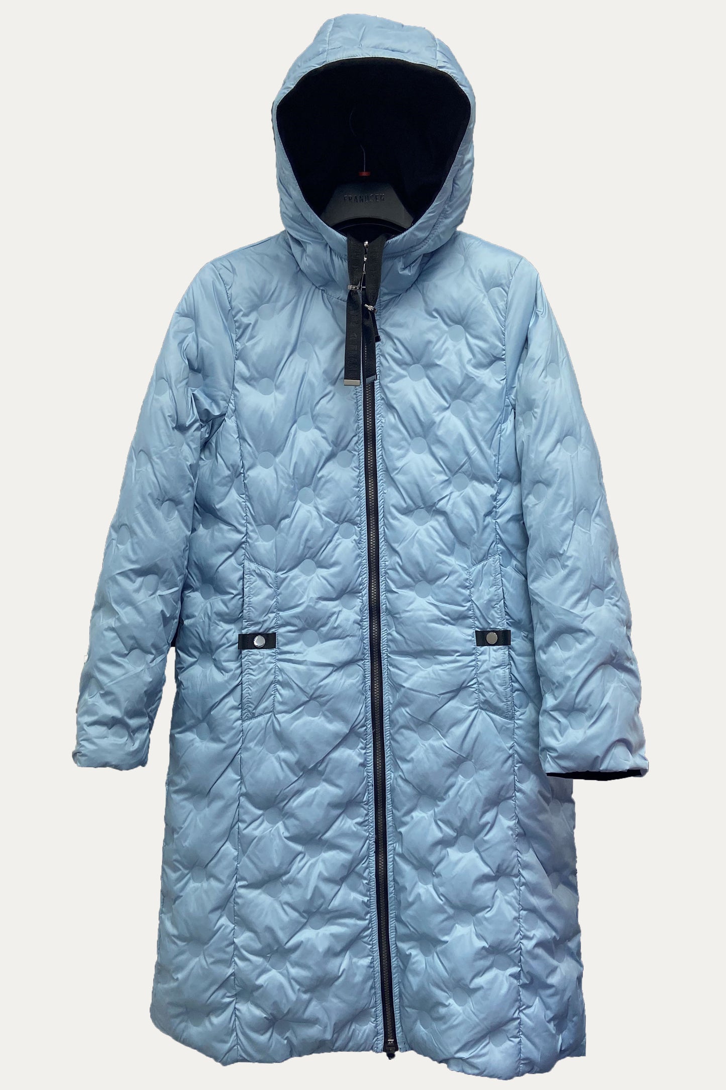 Frandsen Reversible Technical Down Coat - Sky Blue/Black - 341-423-9061