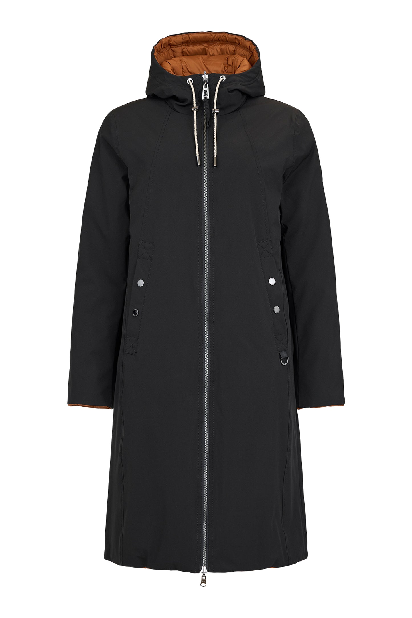 Frandsen Reversible Coat Black/Ginger 541-423-9028
