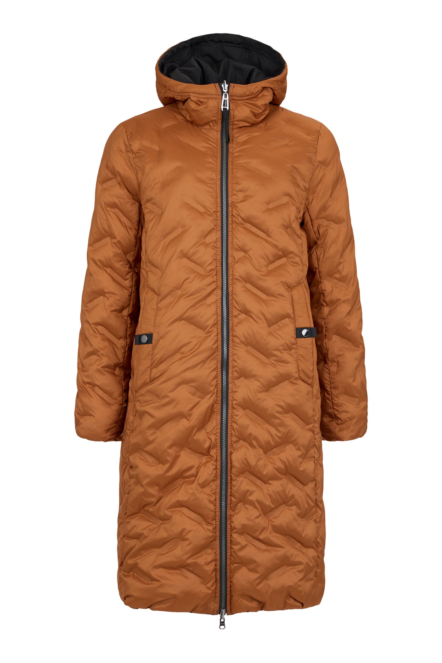 Frandsen Reversible Coat Black/Ginger 541-423-9028