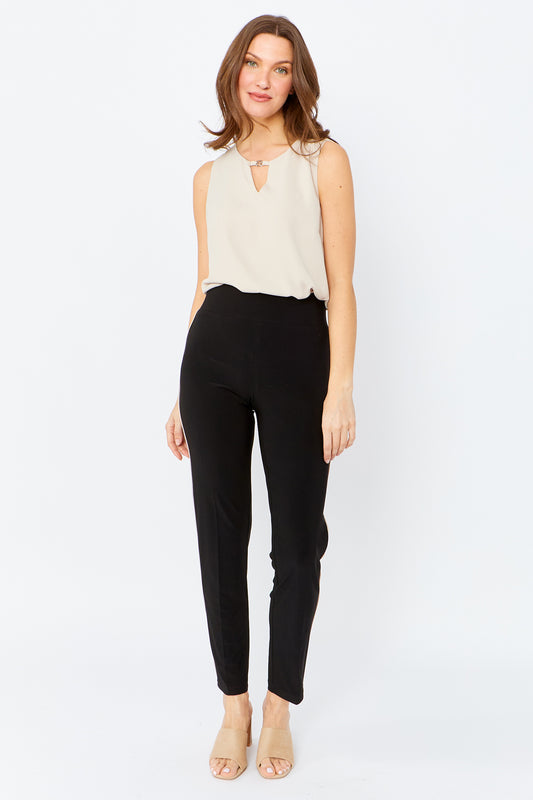 Frank Lyman Side Stripe Detail Trousers Black 243012