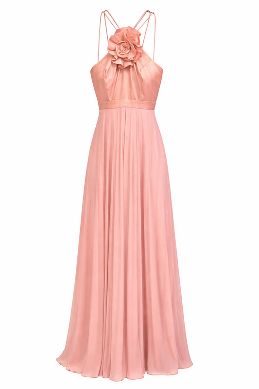 Goddiva London Maxi Dress Pink DR4242