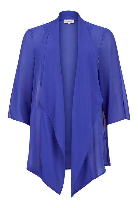 Godske Chiffon Open Front Jacket Orchid Blue 17315-4086-6505