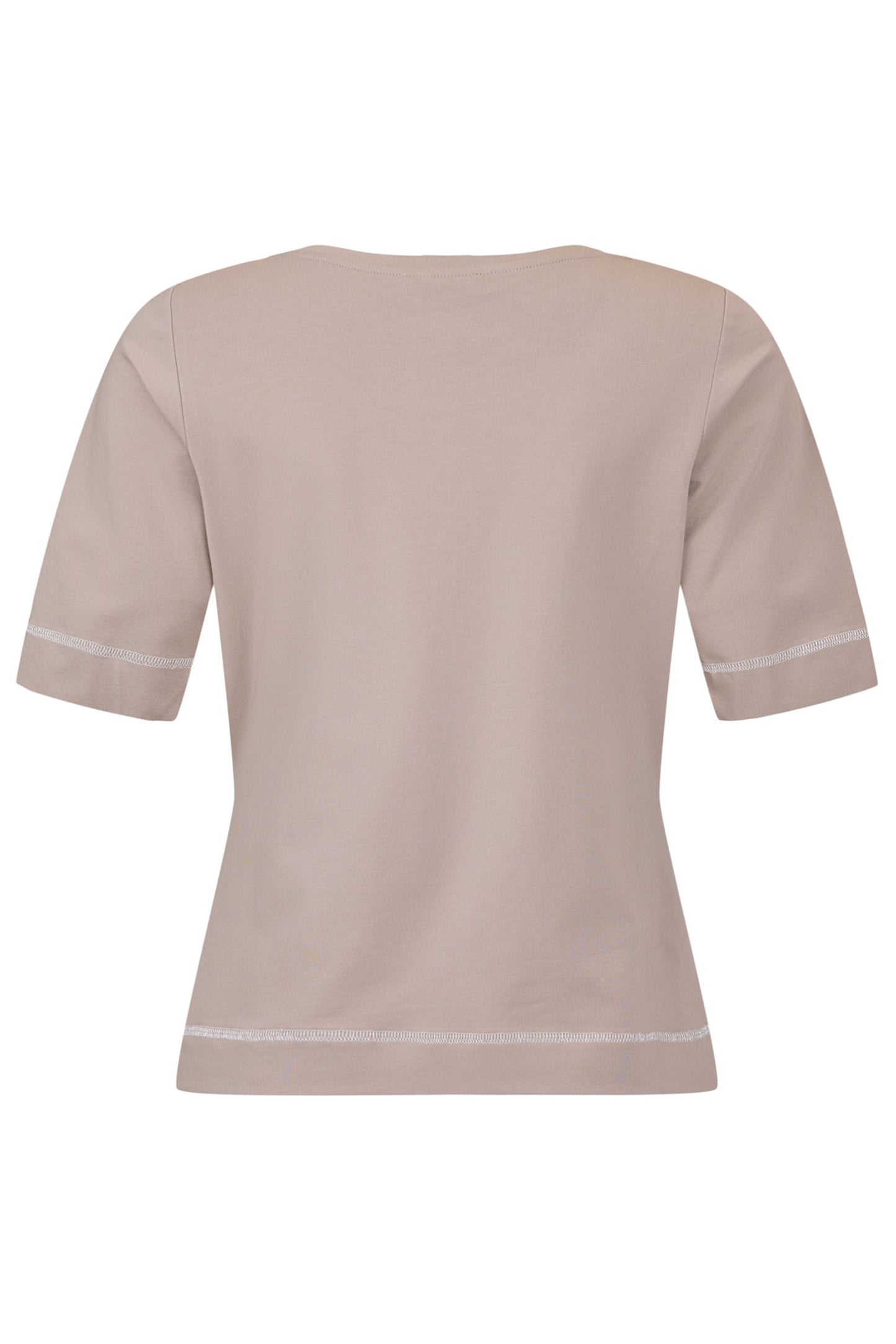 I'cona Trim Detailed T-shirt Light Taupe 64390-60290-151