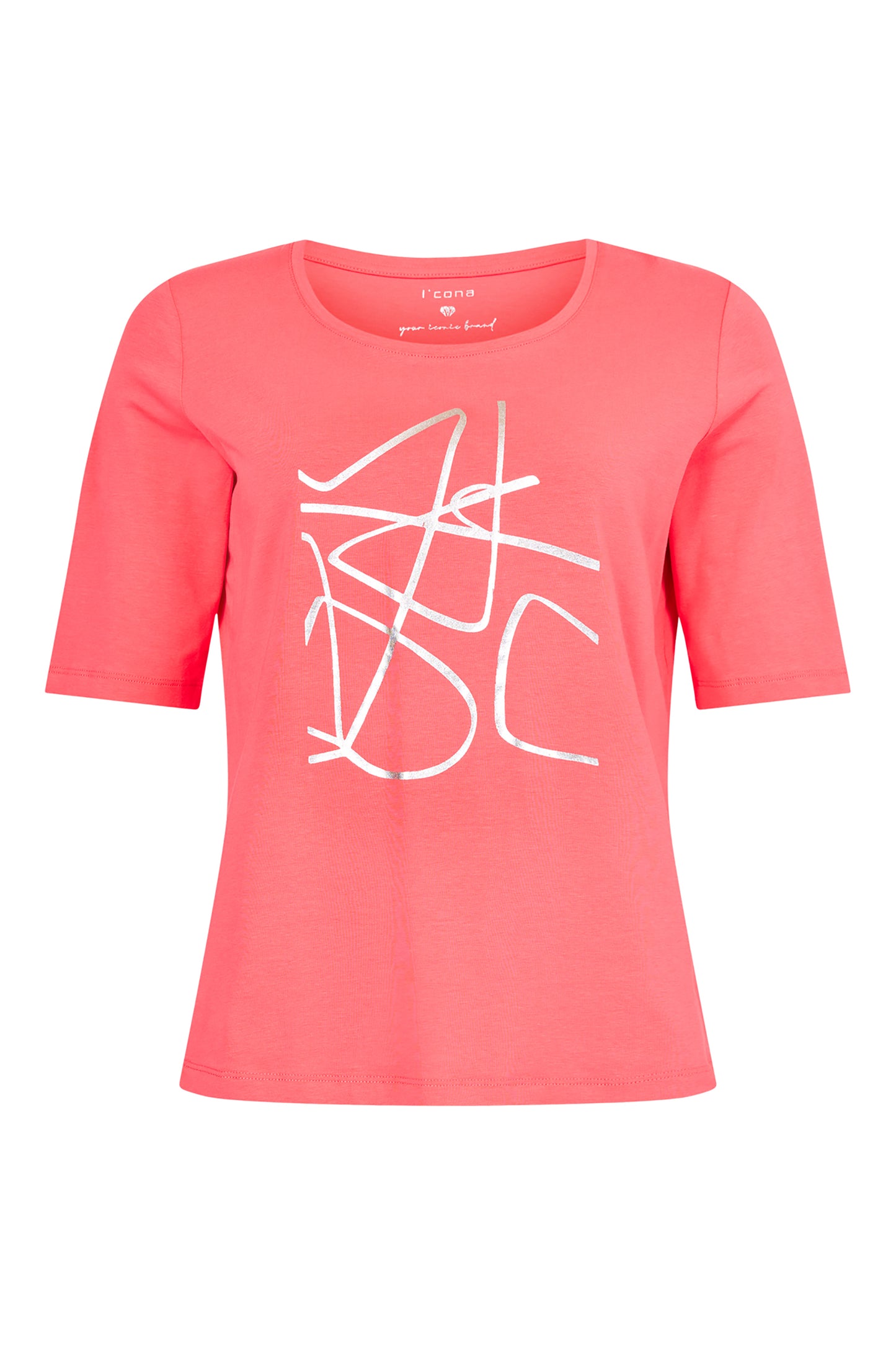 I'cona Graphic Print T-Shirt Red 64327-60061-402