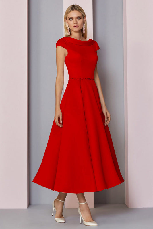 Invitations by Veni Jewel Embellished Dress Red 29321