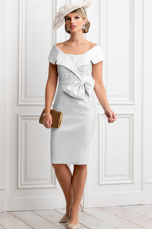 Ispirato Off The Shoulder Bow Detail Dress Shooting Star ISH817-50