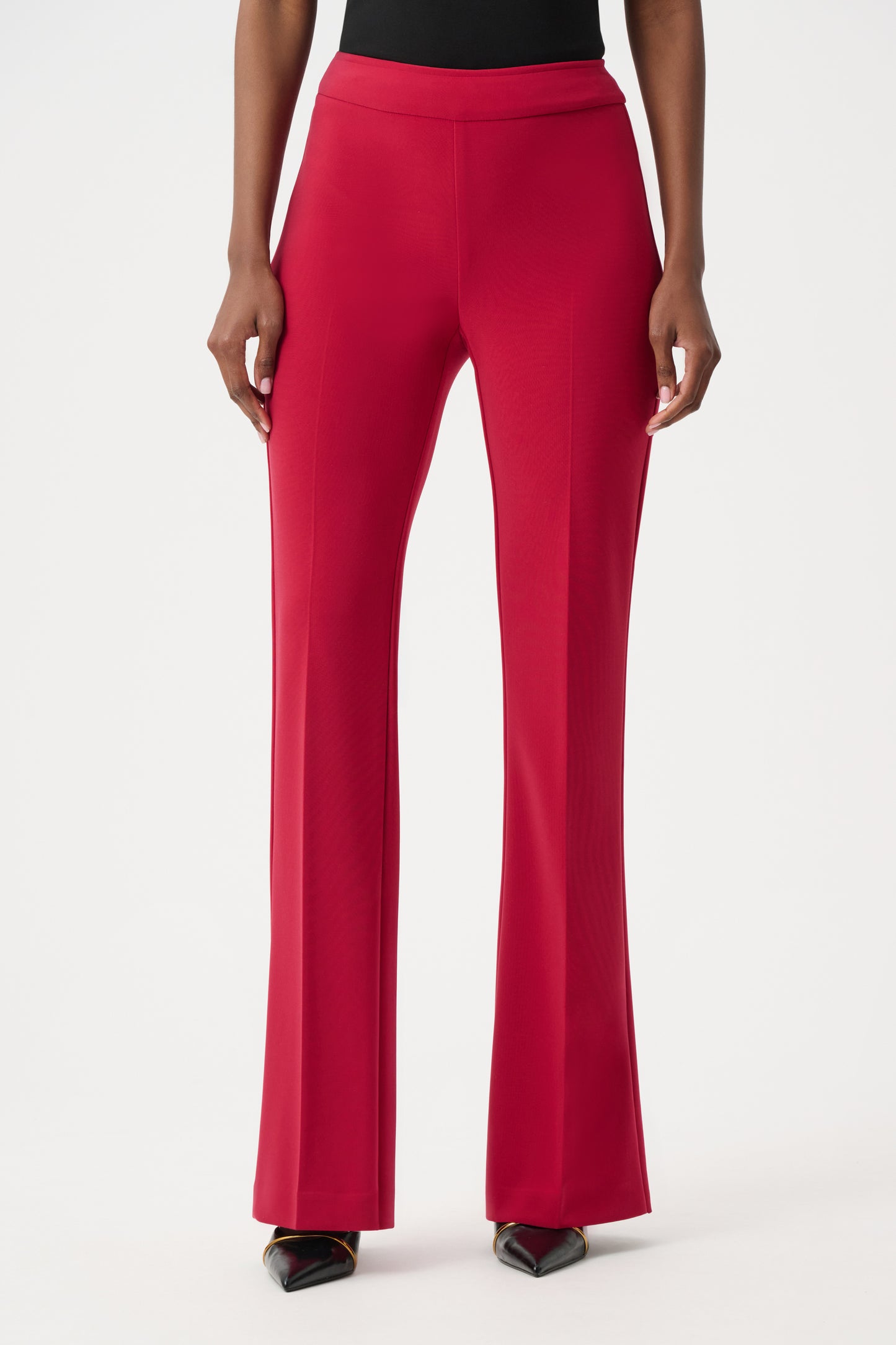 Joseph Ribkoff Classic Flared Pants Deep Cherry 163099F26