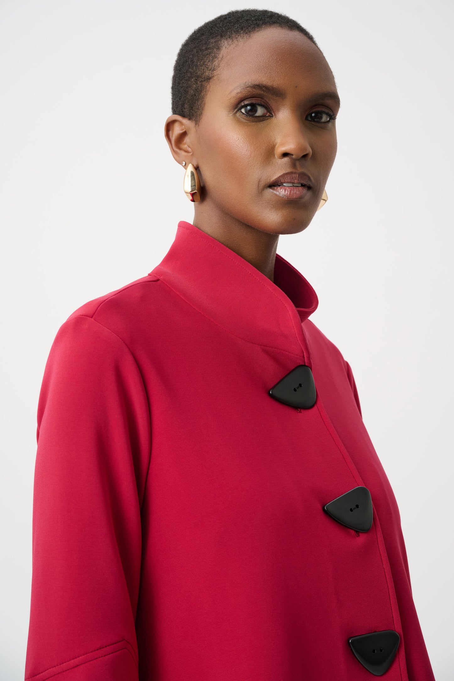 Joseph Ribkoff Classic Trapeze Jacket Deep Cherry 193198F26