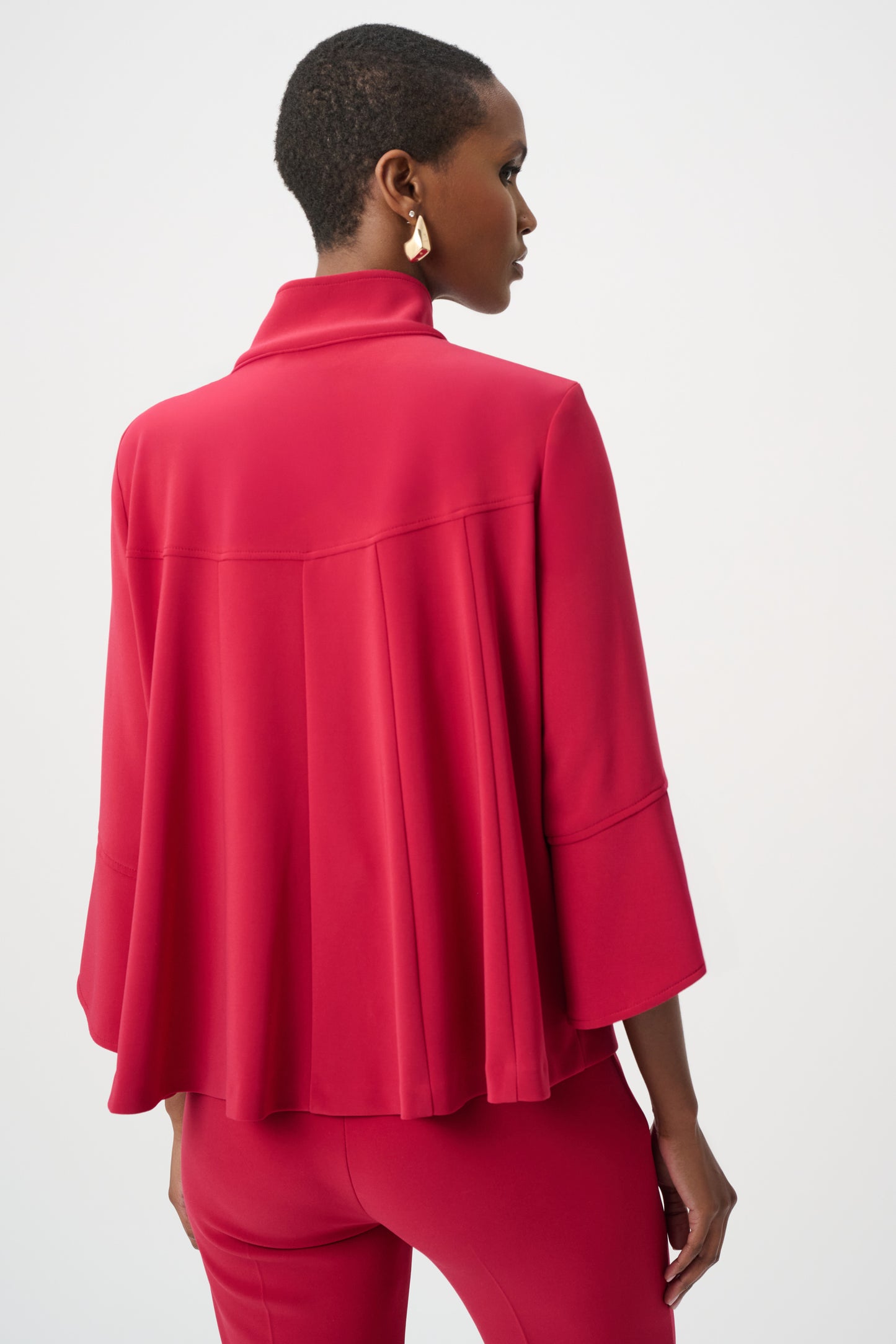 Joseph Ribkoff Classic Trapeze Jacket Deep Cherry 193198F26