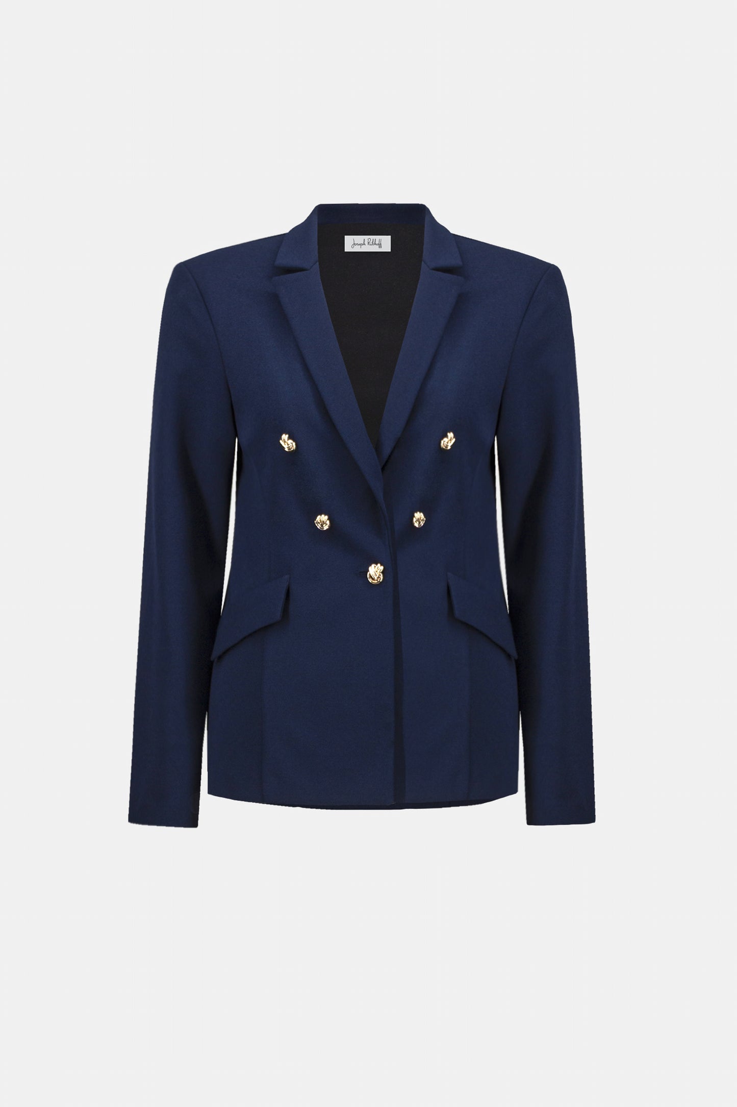 Joseph Ribkoff Scuba Crepe Fitted Blazer Indigo 263086