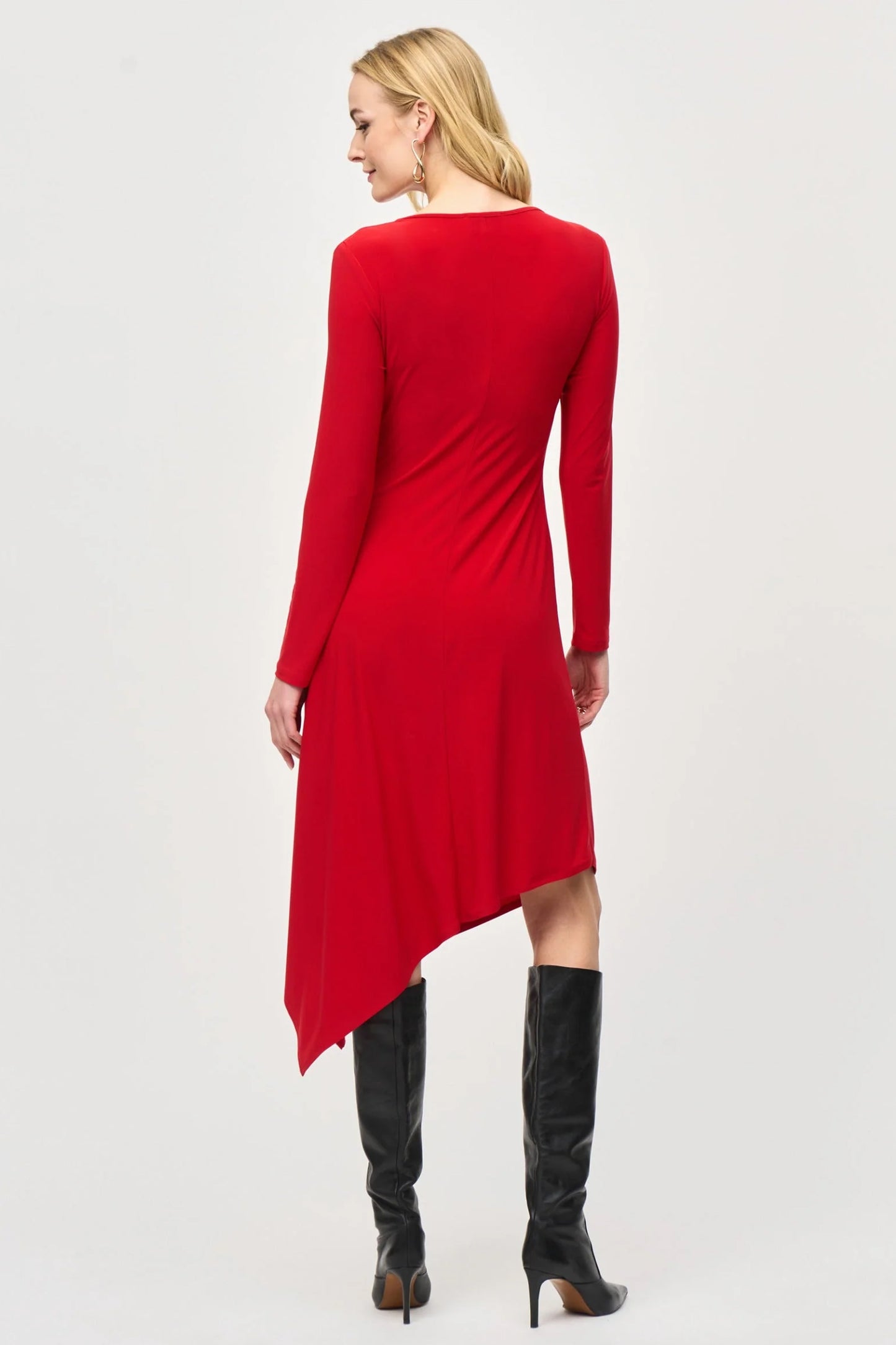 Joseph Ribkoff Fit And Flare Dress Lipstick Red 243153-3229