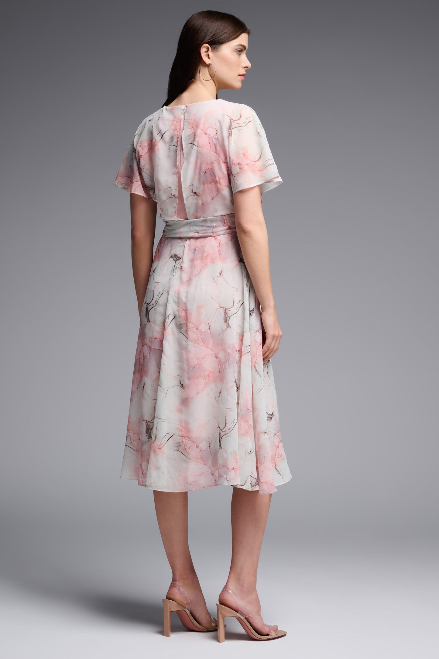 Joseph Ribkoff Floral Print Dress Mint/Multi 231713