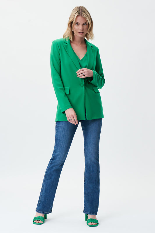 Joseph Ribkoff Straight Cut Blazer Foliage Green 231064-3993