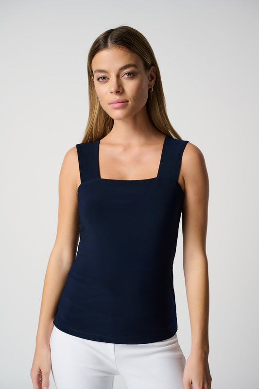 Joseph Ribkoff Basic Square Neckline Camisole Midnight 143132-2166
