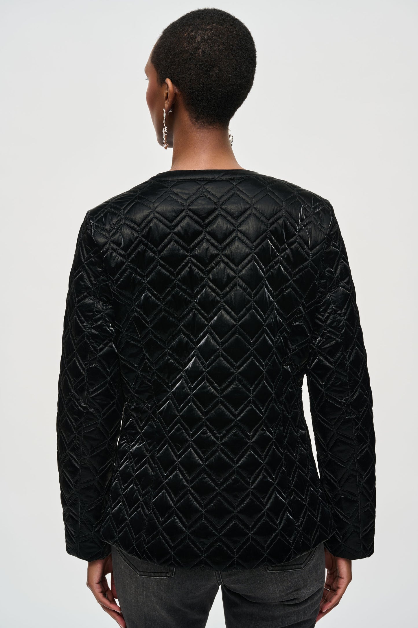 Joseph Ribkoff Quilted Puffer Jacket Black 243920