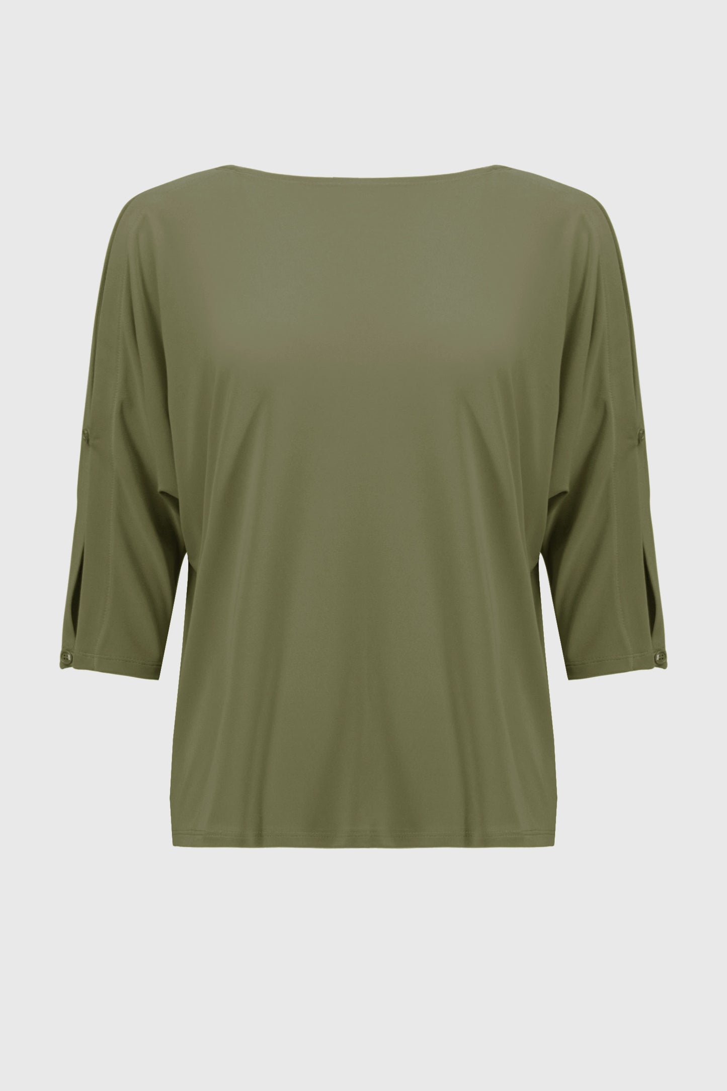 Joseph Ribkoff Silky Knit Top Cactus Green 251063-4371