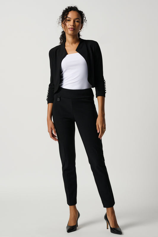 Joseph Ribkoff Classic Tailored Slim Leg Trousers Black 144092-11