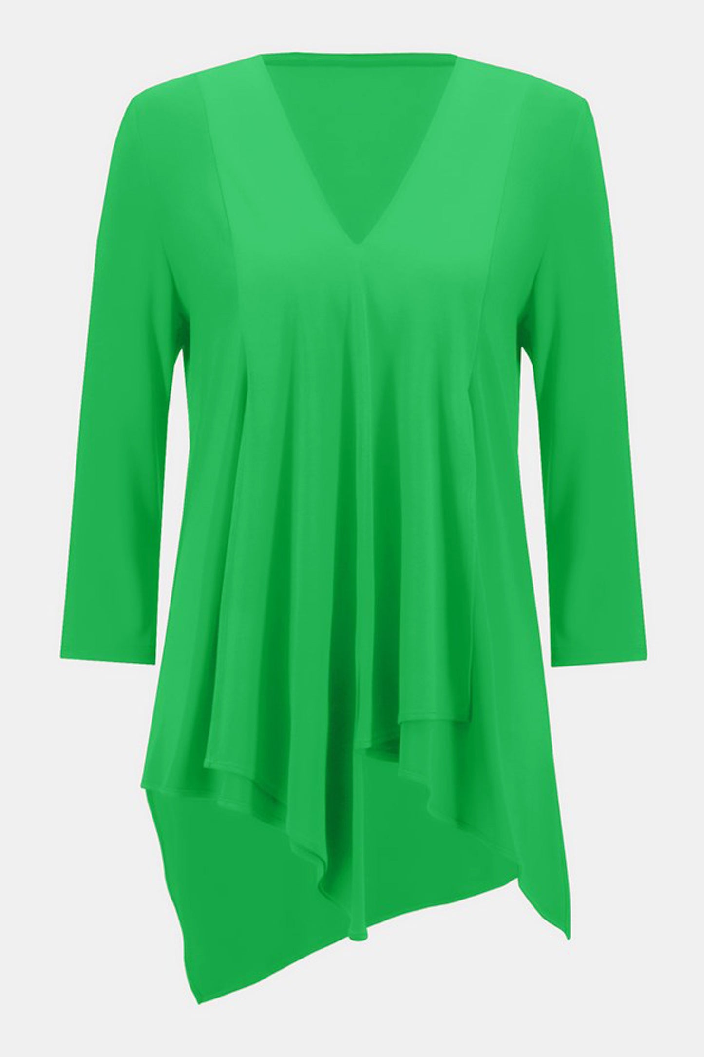 Joseph Ribkoff Asymmetric Tunic Island Green 161066-4203