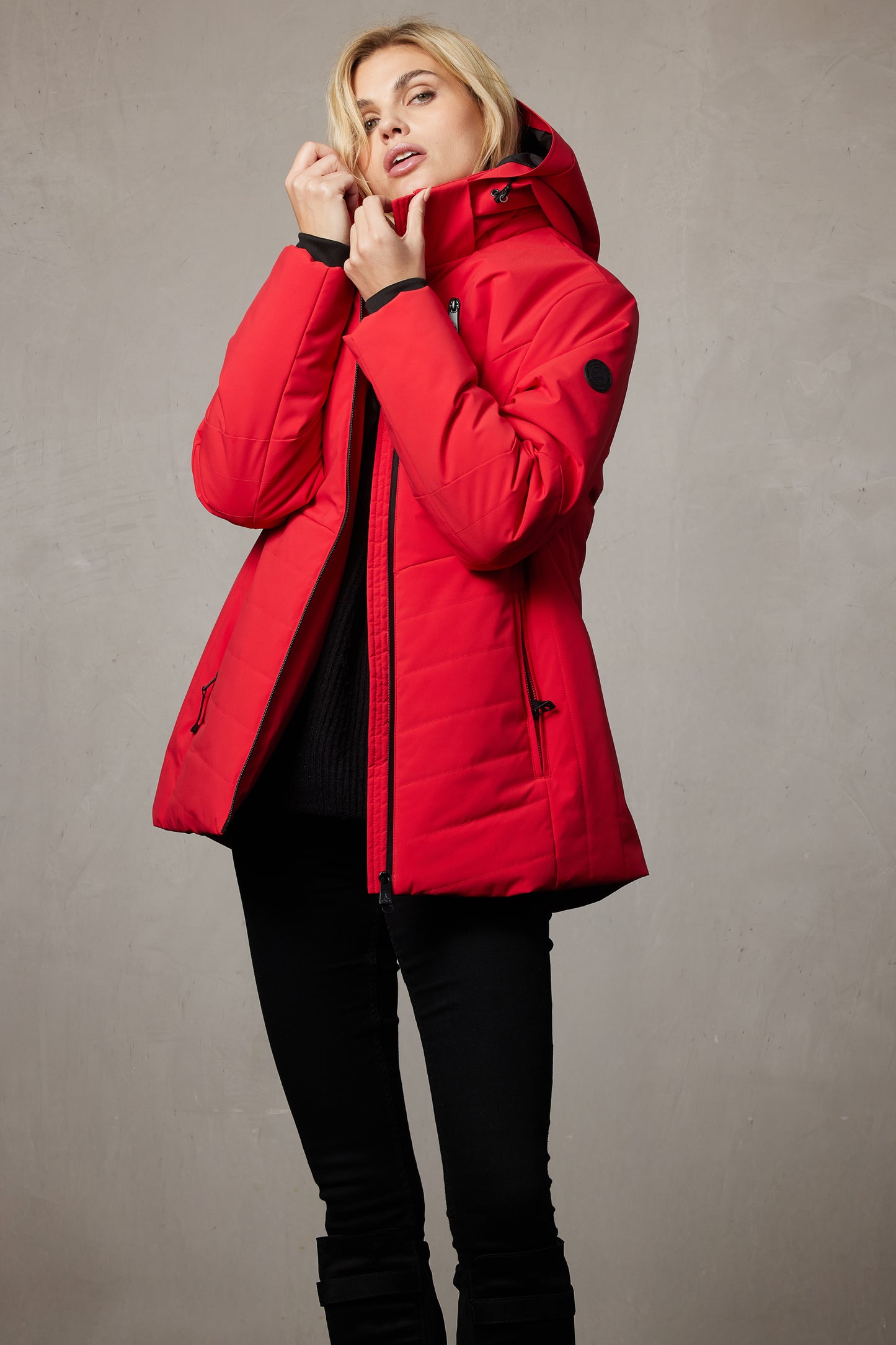Junge Morgan Waterproof Padded Jacket Red 0225-2092-88-30