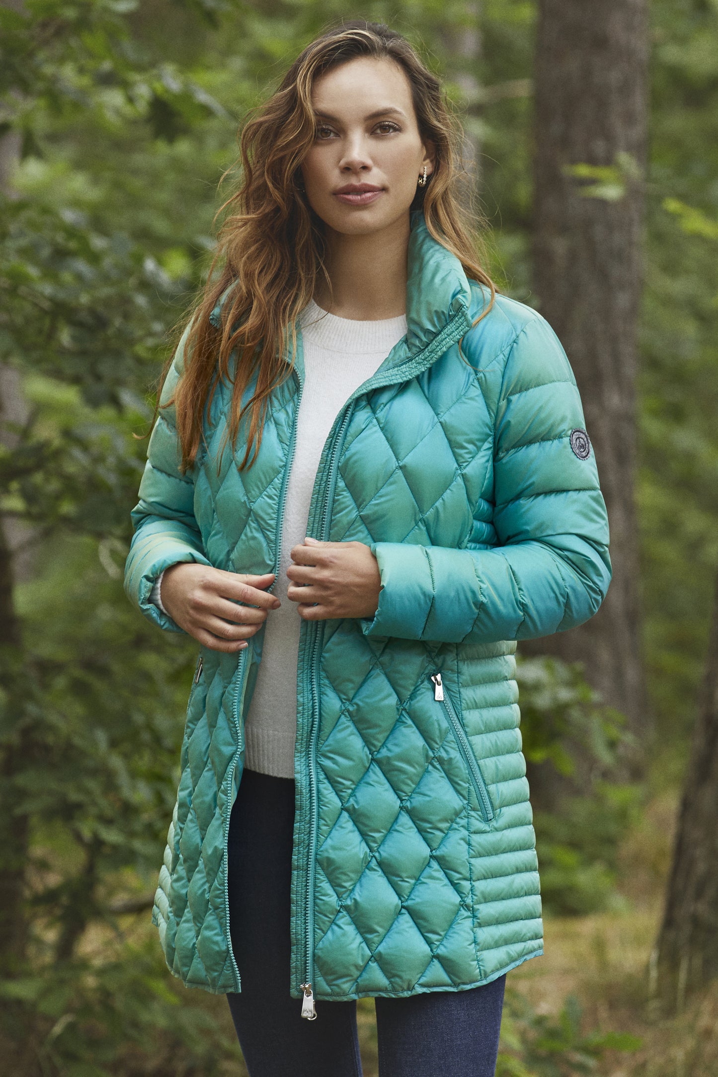 Junge Super Light Down Quilted Luca Jacket Mermaid 0125-2841-62-40