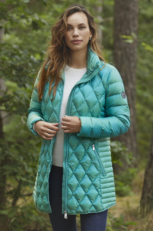 Junge Super Light Down Quilted Luca Jacket Mermaid 0125-2841-62-40