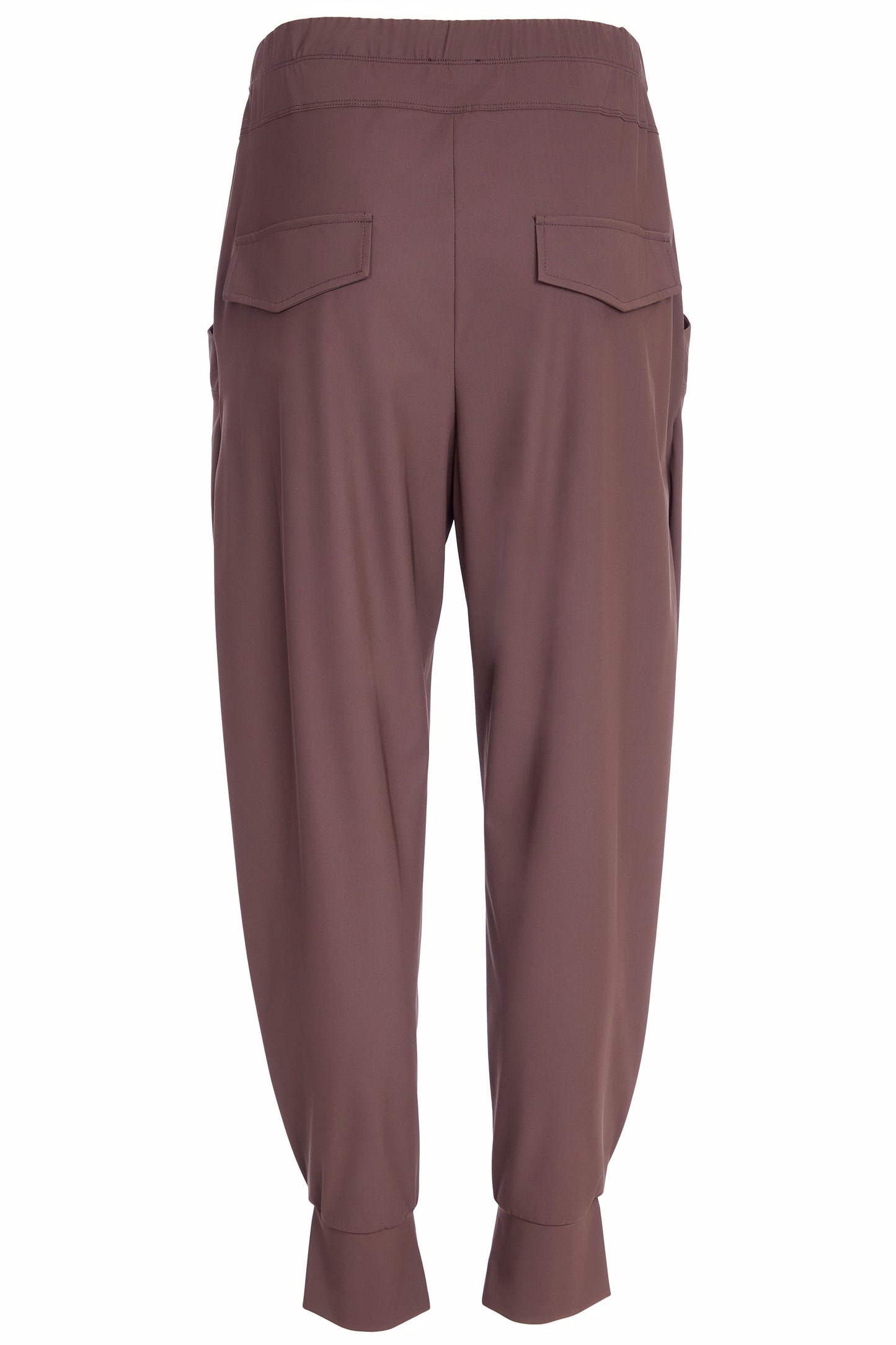 Naya Travel Fabric Cuffed Trousers Cocoa NAW25101-73
