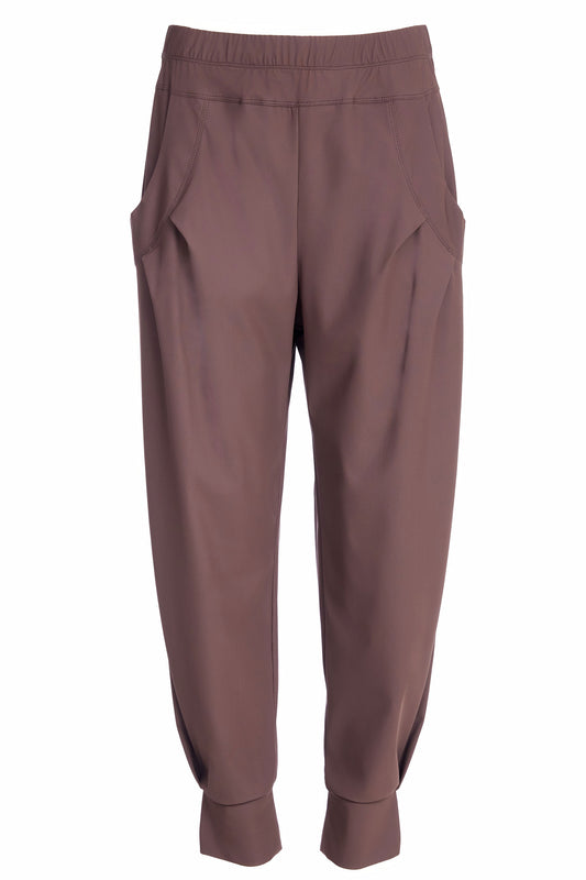 Naya Travel Fabric Cuffed Trousers Cocoa NAW25101-73