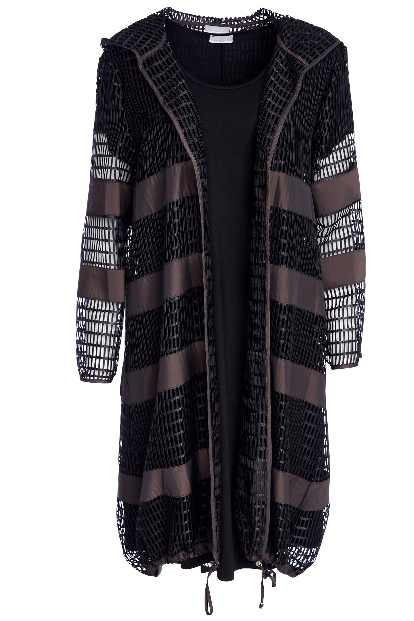 Naya Two Piece Jacket & Underdress Black & Cocoa NAW25325-973