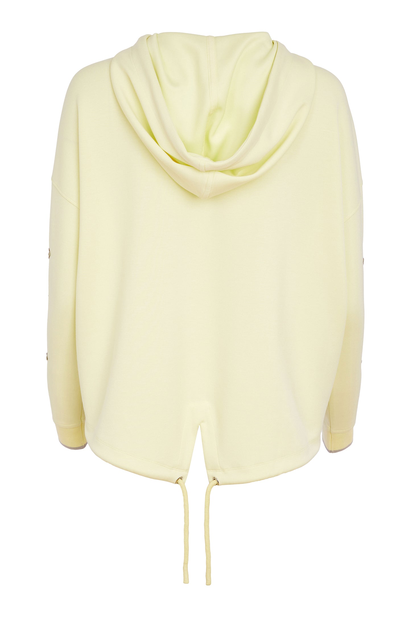 Naya Hooded Top With Contrast Cuff Lemon NAS26214-37
