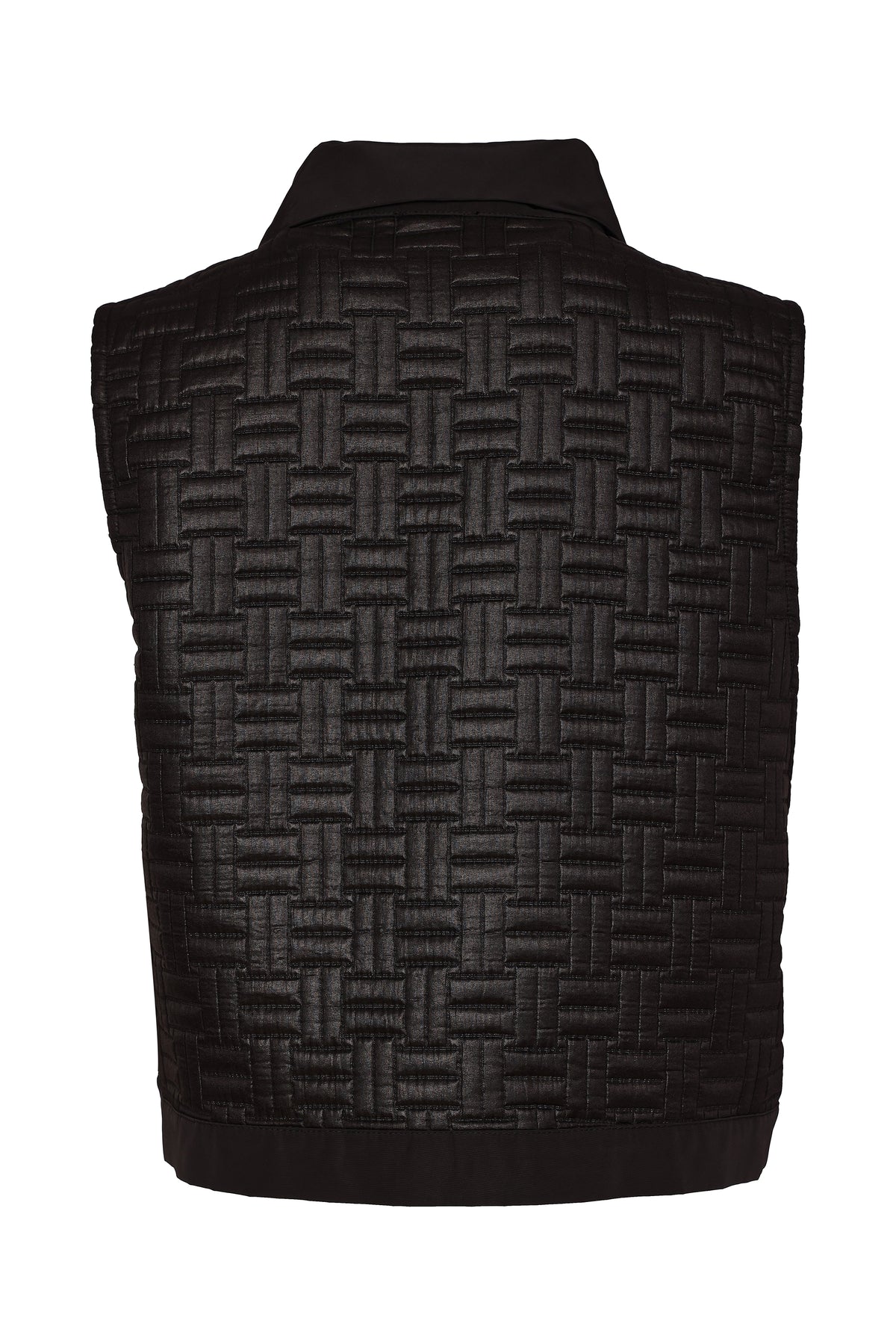 Naya Quilted Pocket Detail Waistcoat Black NAW26179-09