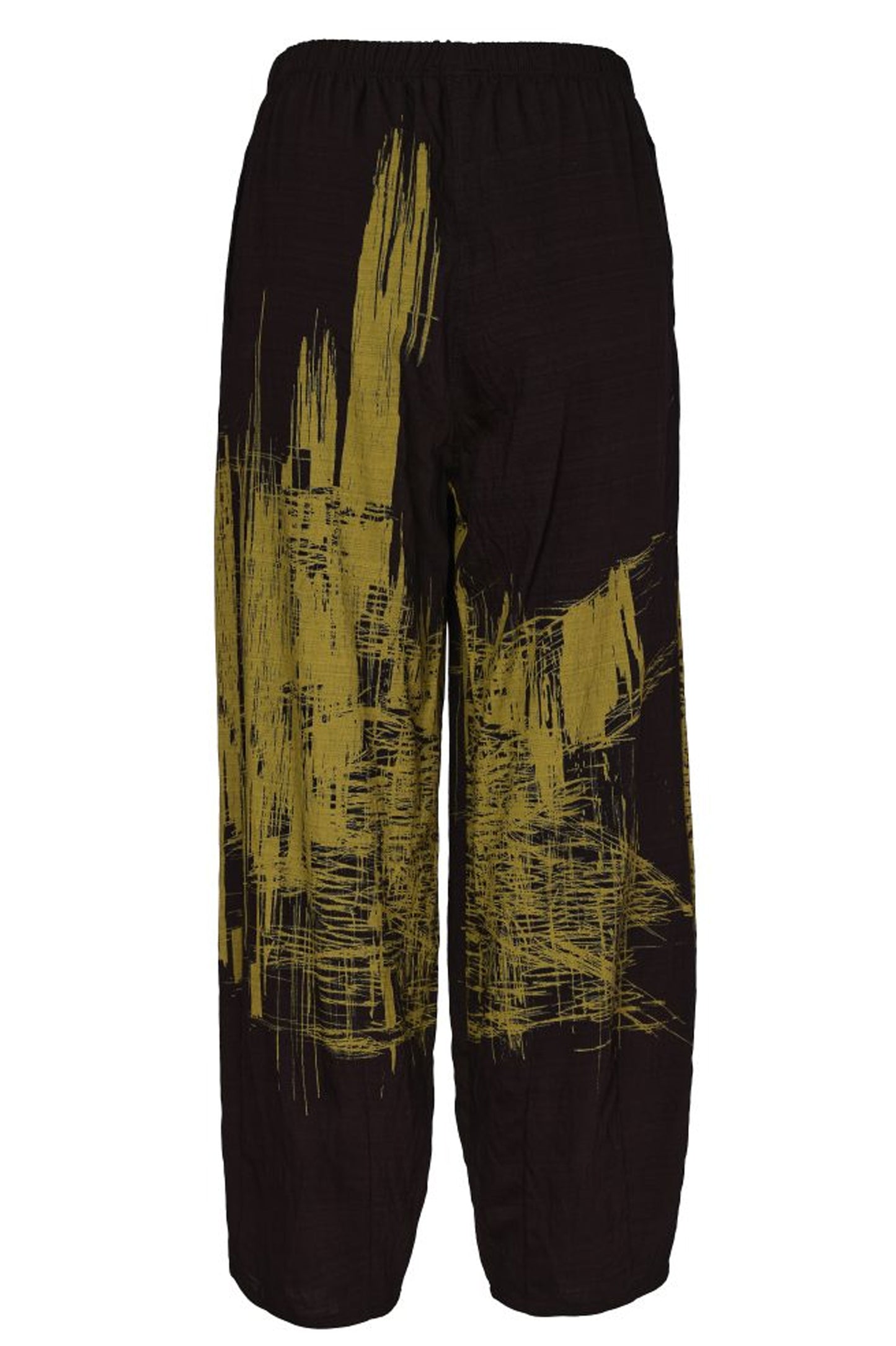 Naya Print Pull Up Trouser Black/Avocado NAW26242-953